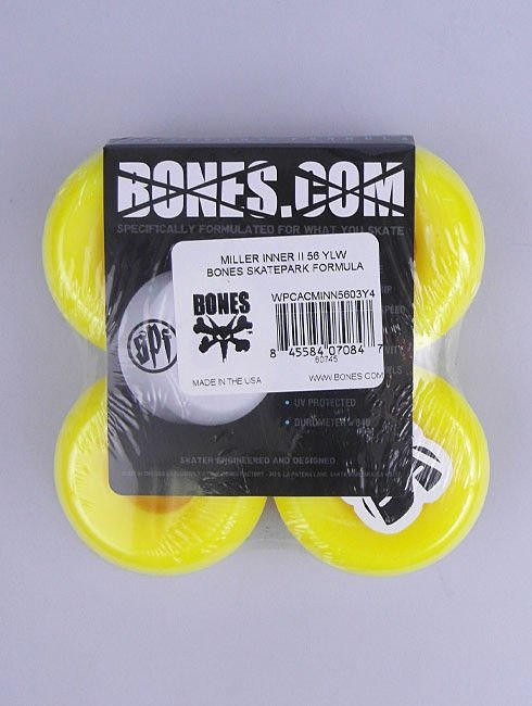 Koła Bones Miller Inner Ii 56 Ylw Skatepark Formula