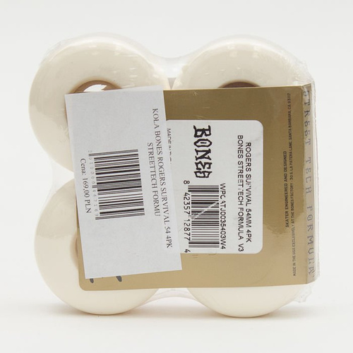 Koła Bones Rogers Survival 54 4pk Streettech Formula V3