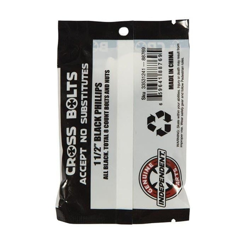 Montażówki Independent Krzyżak In Black 1.50