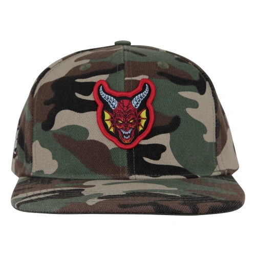 Czapka Santa Cruz x Stranger Things Hellfire Club Snapback camo