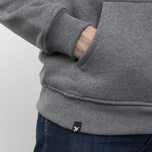 Bluza męska z kapturem Nervous Hood UCOB Grey