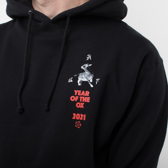 Bluza Z Kapturem Huf X Year Of The Ox Black