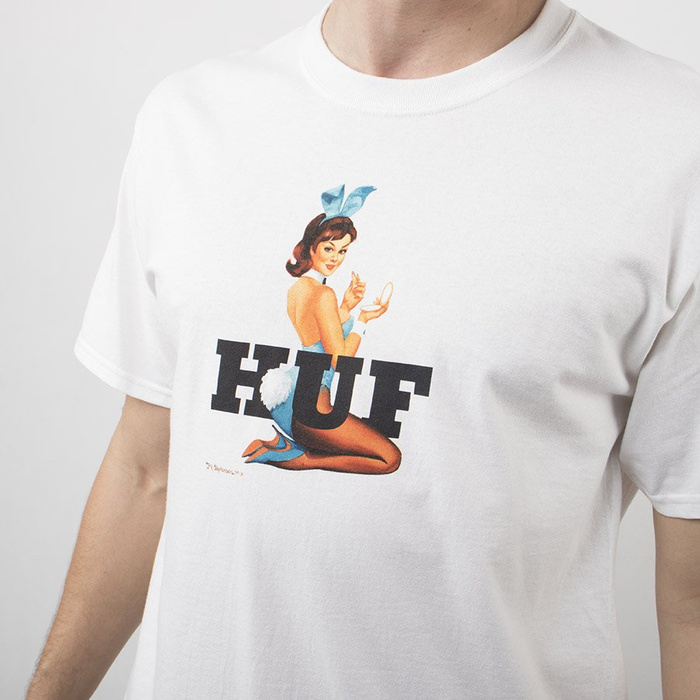 Koszulka Huf X Playboy Bunny Logo Wht