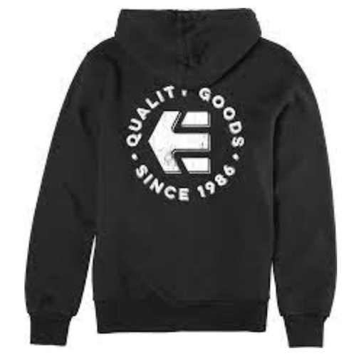 Bluza rozpinana z kapturem Etnies Zip Hoody Since 1986 czarna