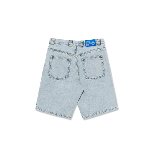 Krótkie spodnie jeansowe Polar Skate Big Boy light blue