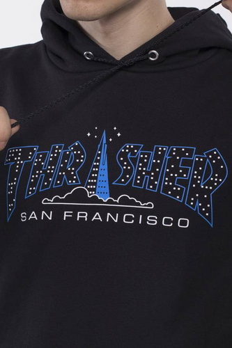 Bluza Thrasher Pyramid Hood Black