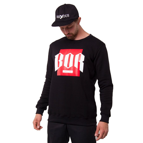 Bluza BOR Crew Color Box Black
