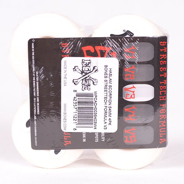 Koła Bones Haslam Scorpion 54 4pk Bones Streettech Formula V3