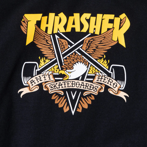 Koszulka Thrasher x Antihero Eaglegram Black