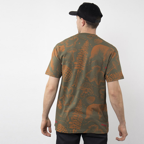 Koszulka Męska Grizzly Foliage Military