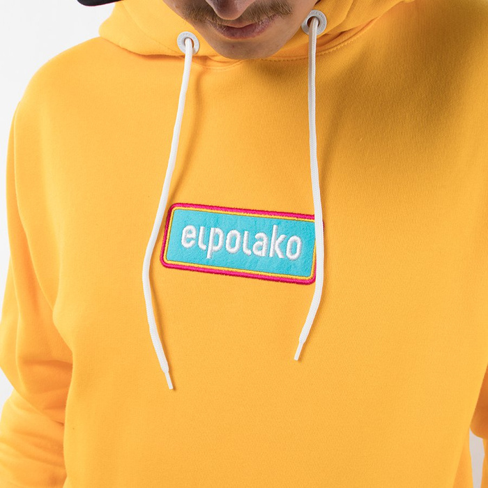 Bluza Męska Z Kapturem El Polako Mini Ep Yellow