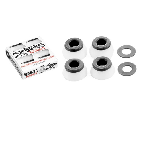 Gumki Bones Hardcore Bushings High Performance Double Action White / Black