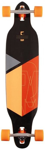 longboard ram solitary 2.0 38 orange