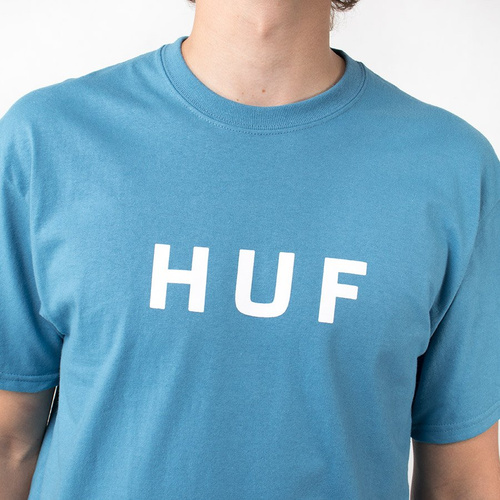 Koszulka Huf Essentials Og Logo Columbia Blue