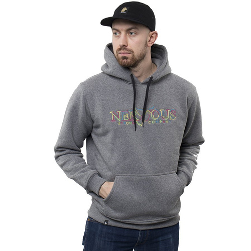 Bluza męska z kapturem Nervous Hood UCOB Grey