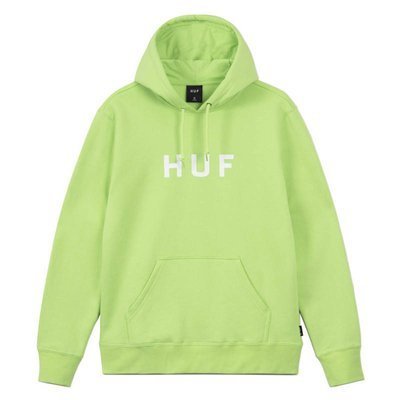 Bluza Huf Essentials Og Logo Hoodie Lime
