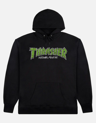 Bluza Thrasher Hood Brick Logo Black