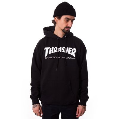 Bluza męska z kapturem Thrasher Hoody Skate Mag Black