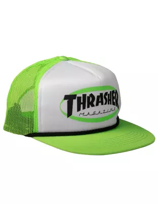 Czapka Thrasher Ellipse Mag Logo Trucker Rope Green