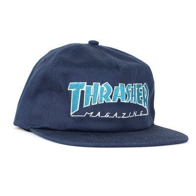 Czapka Thrasher Outlined Snap Navy/ Green