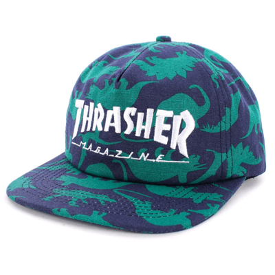 Czapka z daszkiem Thrasher Mag Logo Dino Print