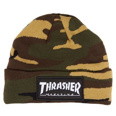 Czapka zimowa Thrasher Logo Patch Beanie Camo