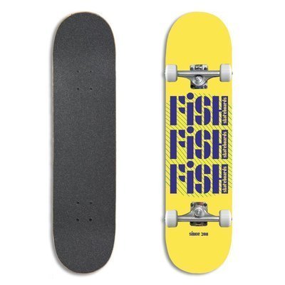 Deskorolka Kompletna Fish Skateboards Standard 8.0" Yellow