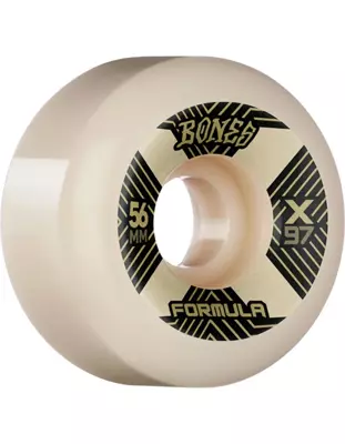 Koła Bones X-Formula Skateboard Wheels Bones Xcell 56mm V6 Wide-Cut 97a 4pk