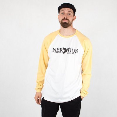 Koszulka Longsleeve Nervous Classic Yellow/ White