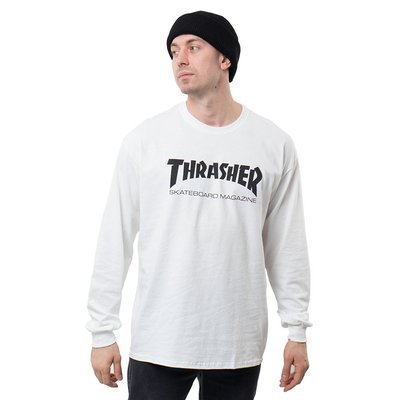Koszulka Longsleeve Thrasher Skatemag White