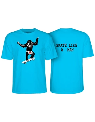 Koszulka Powell Peralta Skate Chimp Caribbean Blue