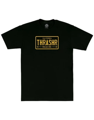 Koszulka Thrasher License Plate Black