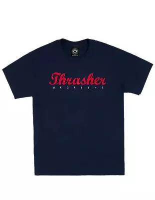 Koszulka Thrasher Script Navy