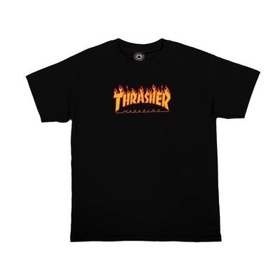 Koszulka dziecięca Thrasher Flame Black