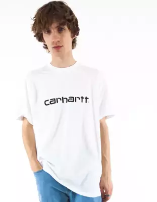 Koszulka męska Carhartt WIP Script White Black