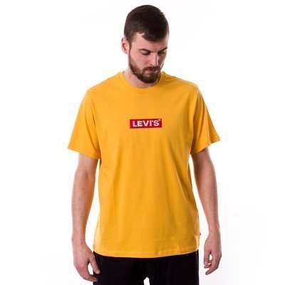 Koszulka męska Levi's® Skateboarding Relaxed Graphic Box Tab yellow (69978-0053)