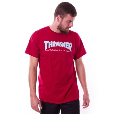 Koszulka męska Thrasher Outlined cardinal 