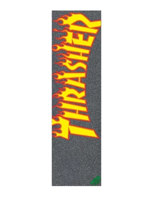 Papier Mob Thrasher Yellow And Orange Flame Grip Tape 9in X 33in